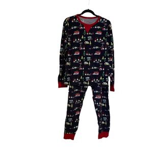 Men's Gnome Christmas Pajamas Set | Top + Bottoms | Size L